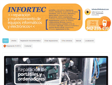 Tablet Screenshot of infortecsl.com